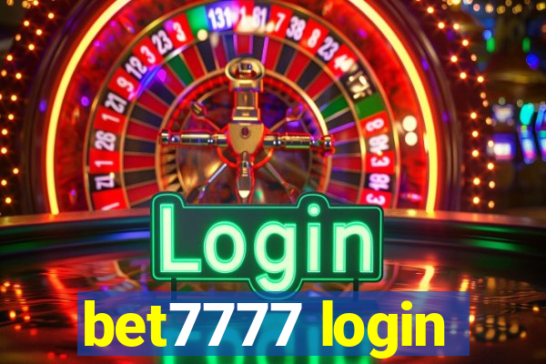 bet7777 login